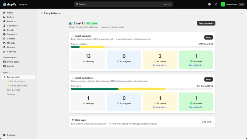 Easy AI: Descriptions & SEO