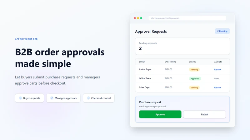 ApproveCart B2B