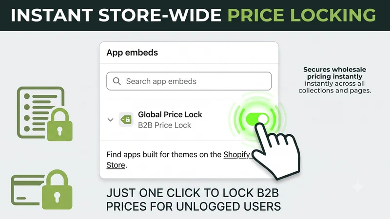 B2B Lock ‑ Hide Prices