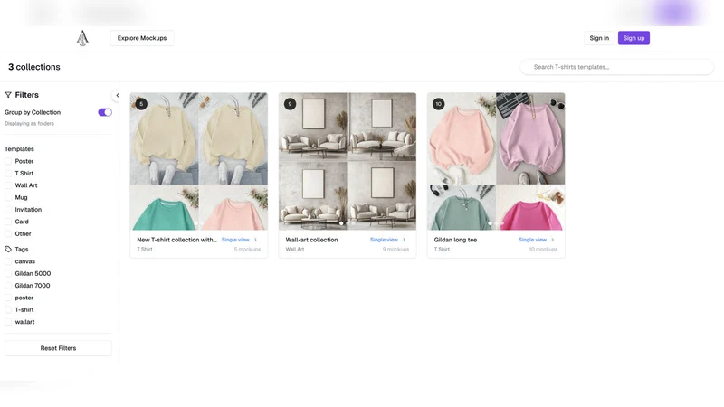 Aymosha | Mockups, POD