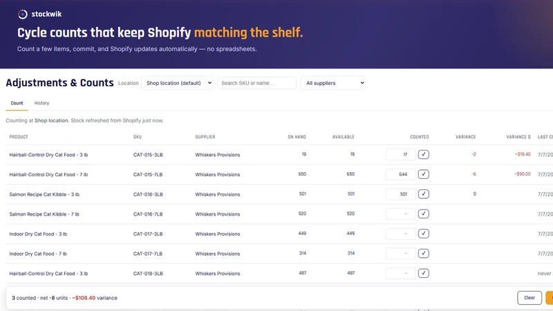 Stockwik Inventory Manager