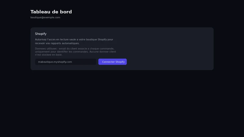 Reporting SaaS