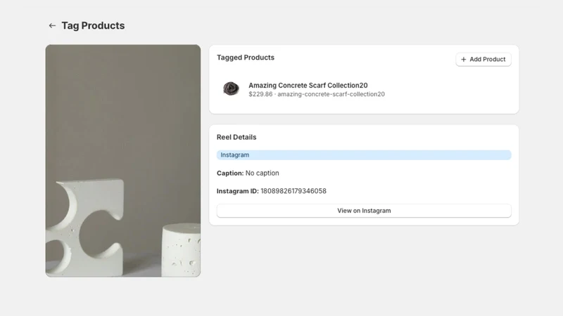 Reel Shopper: Shoppable Videos