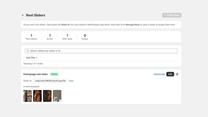Reel Shopper: Shoppable Videos
