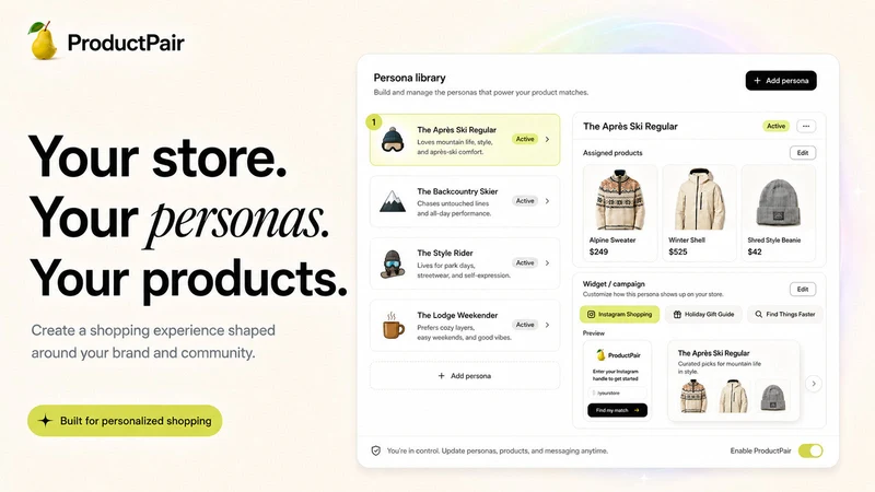 ProductPair: Shop by Instagram