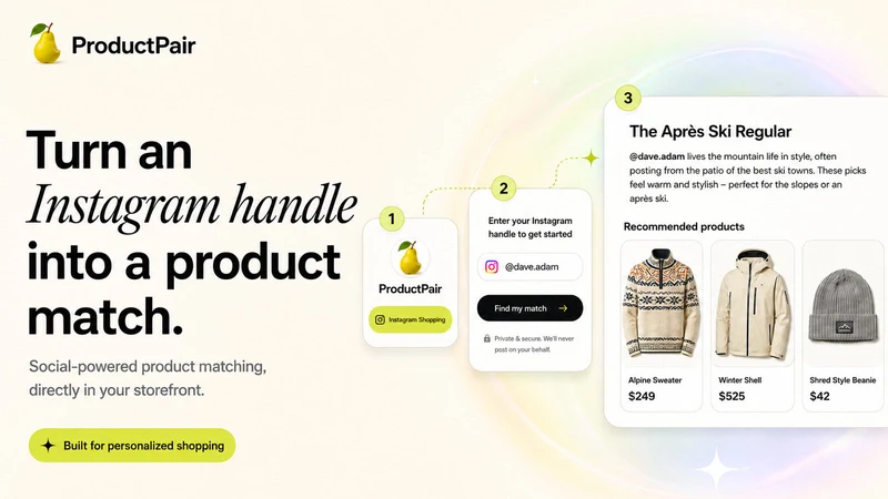 ProductPair: Shop by Instagram