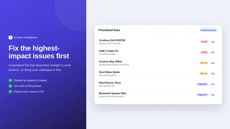 Product Intelligence Engine