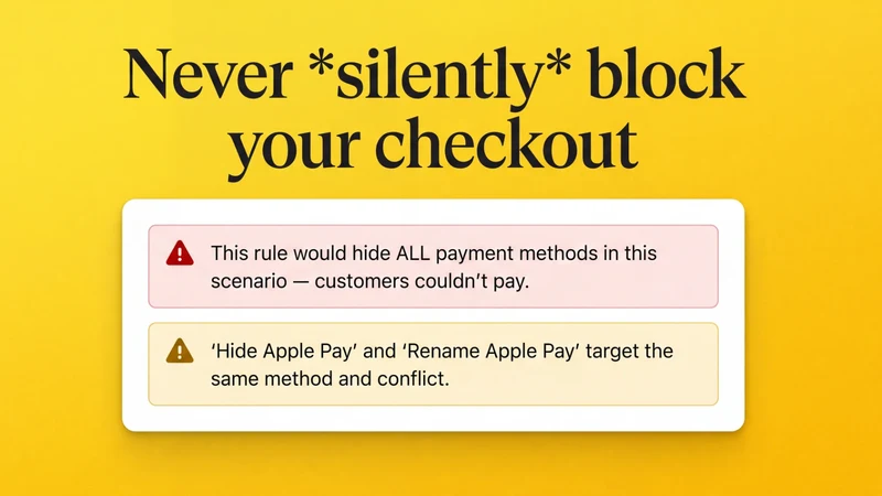 Payment Rules: Hide & Rename