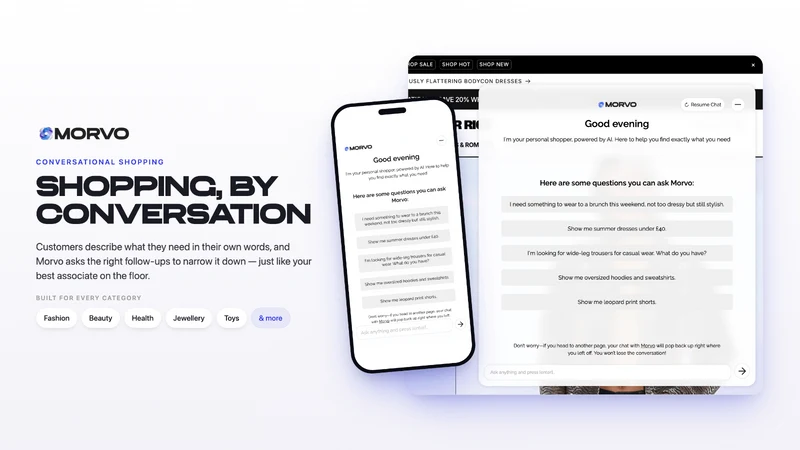 Morvo: AI Personal Shopper