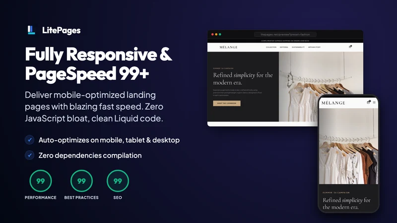 LitePages Landing Page Builder