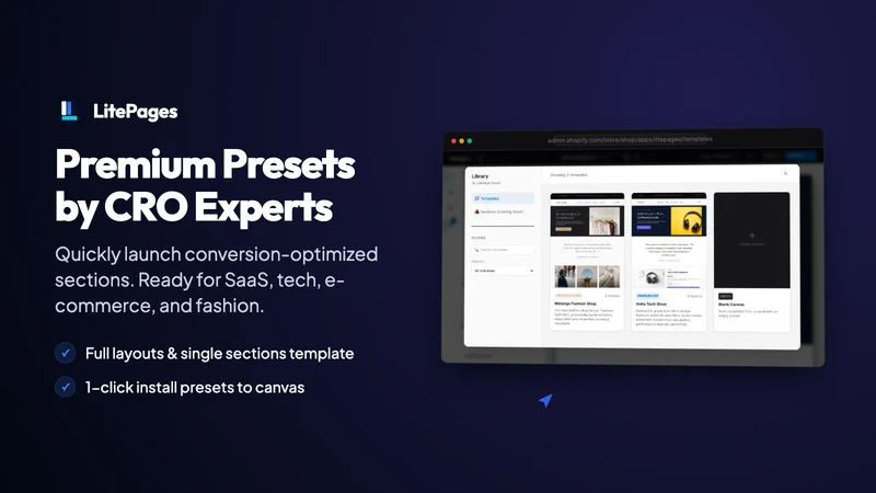 LitePages Landing Page Builder