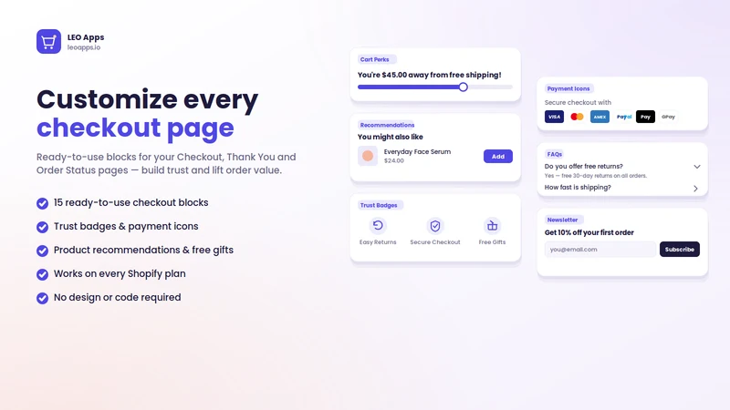 LEO ‑ Checkout Customizer