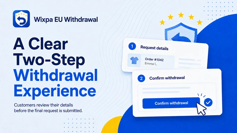 EU Withdrawal Button & Form