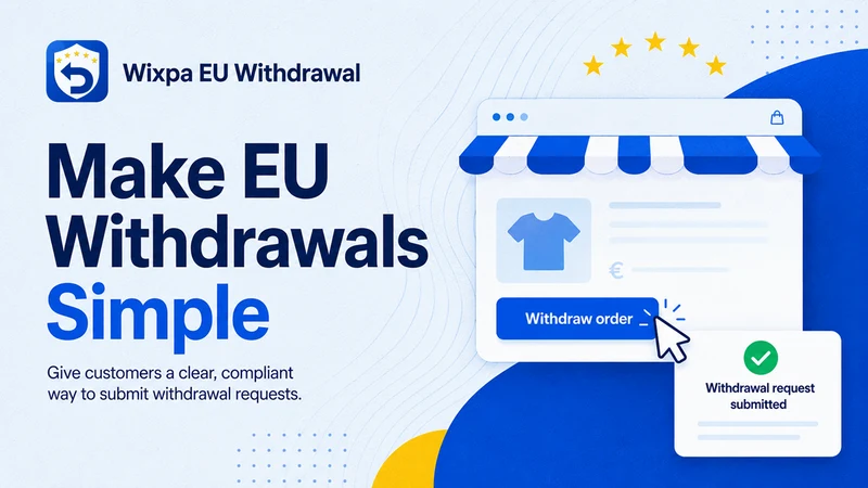 EU Withdrawal Button & Form