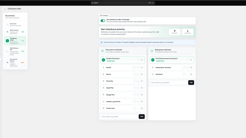 EcomHub Utility