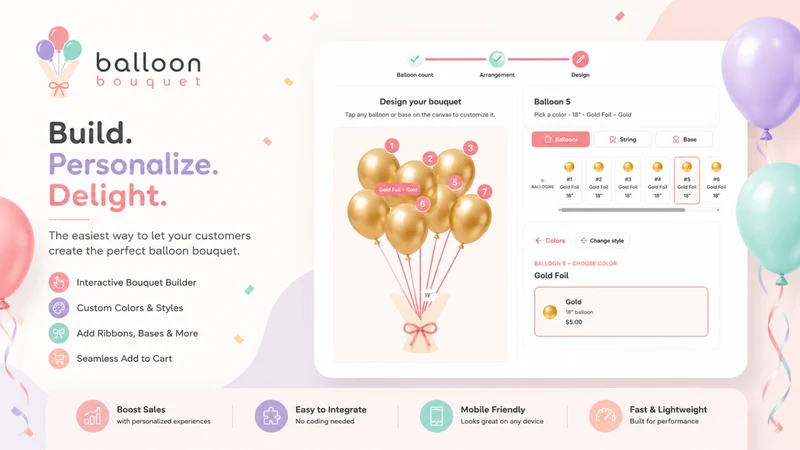 Balloon Bouquet Builder
