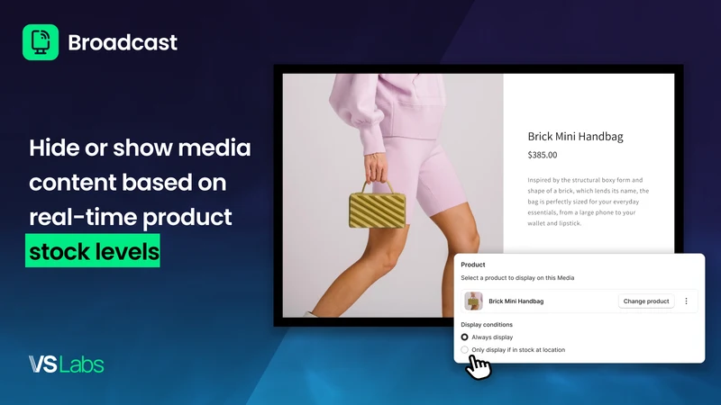 Broadcast ‑ Digital Signage
