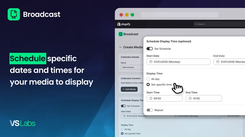 Broadcast ‑ Digital Signage