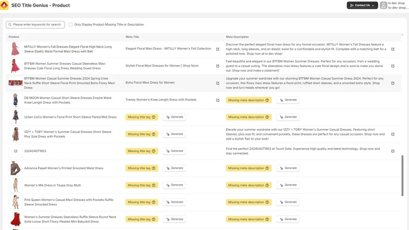 SEO Genius: AI SEO Meta Tool