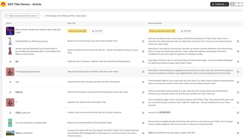 SEO Genius: AI SEO Meta Tool