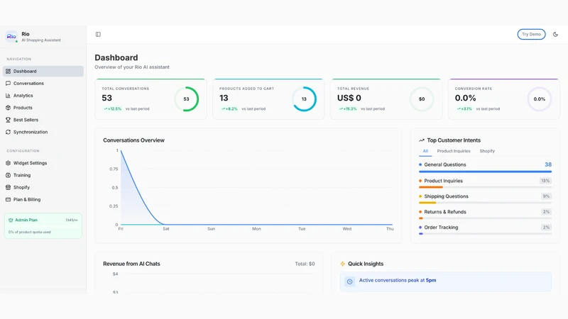 Rio Ai ‑ Shopping Assistant