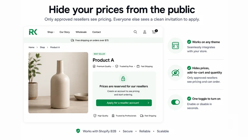 ResellerKit: B2B Wholesale