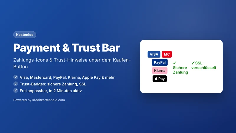 Payment & Trust Bar