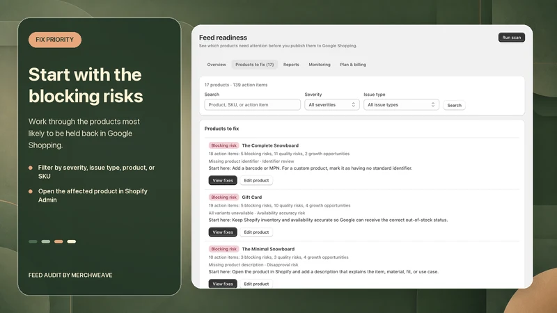 MW TikTok Feed & Catalog