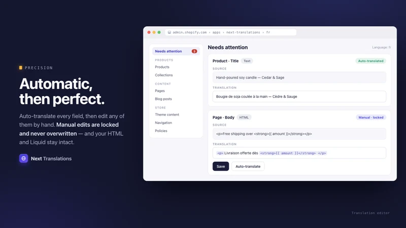 Translate AI: Store Content