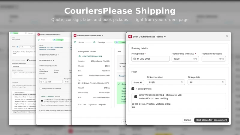 CouriersPlease Shipping