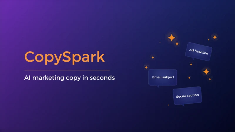 CopySpark ‑ AI Copy Writer