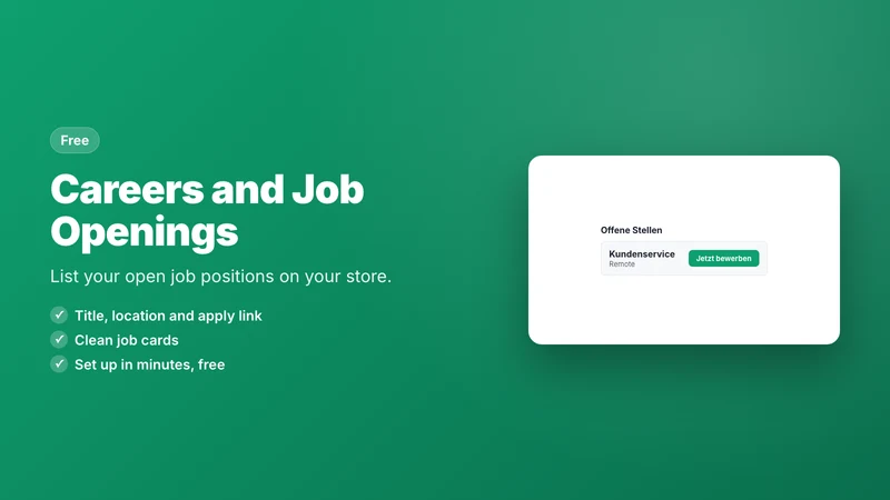 Careers & Job Openings