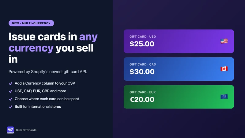 Bulk Gift Cards