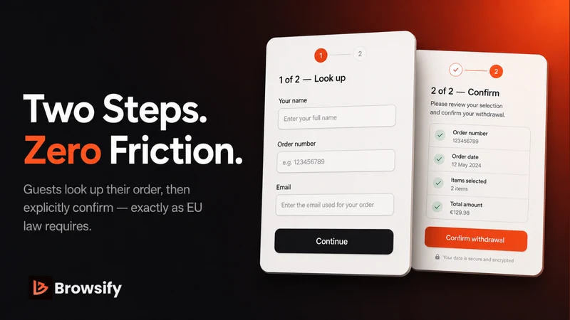Browsify: EU Withdrawal Button