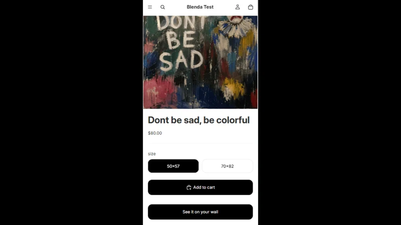 Blenda ‑ Preview Art on Wall
