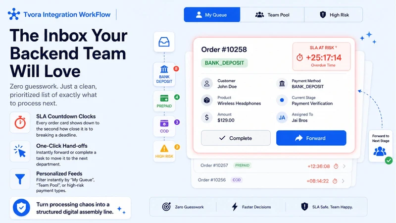 Tvora: Integration Workflow