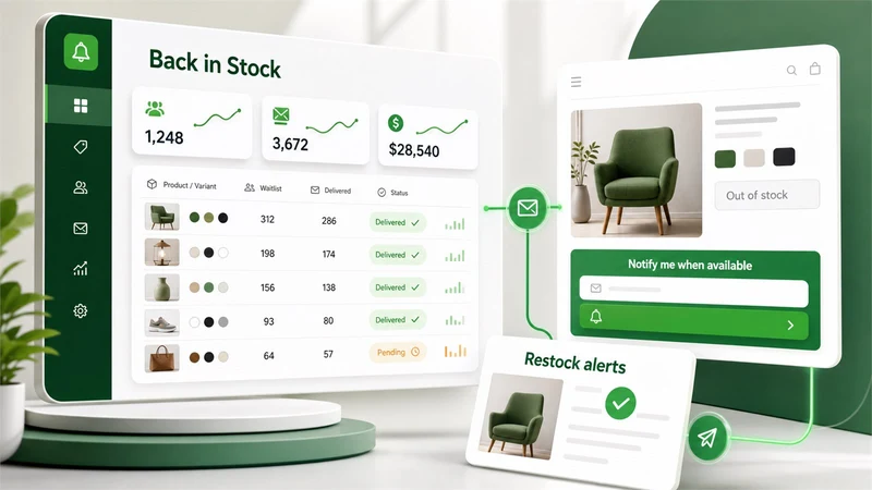 Arvo: Back in Stock Alerts