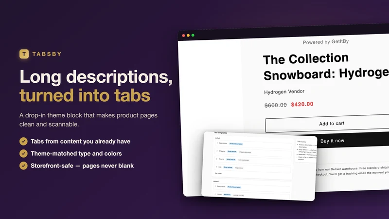 TabsBy Product Tabs Accordion
