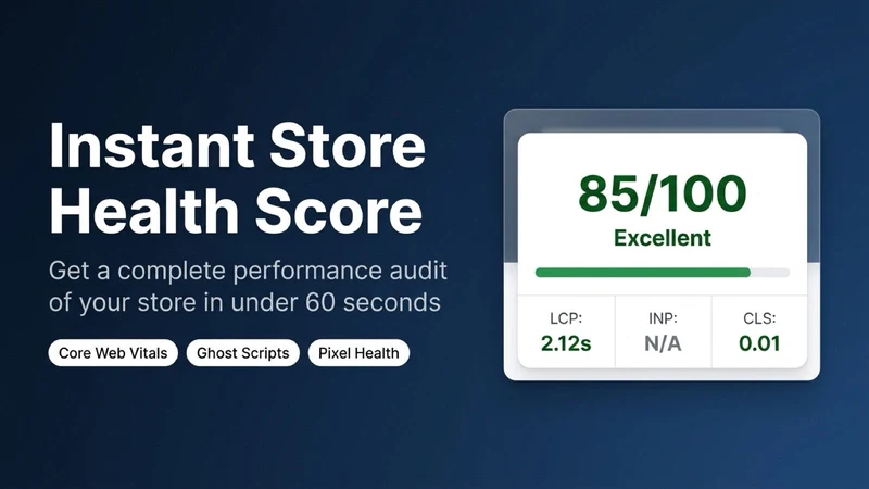 StoreVitals Speed, Pixel Audit