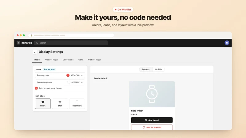 Go Wishlist Plus: Save & Share