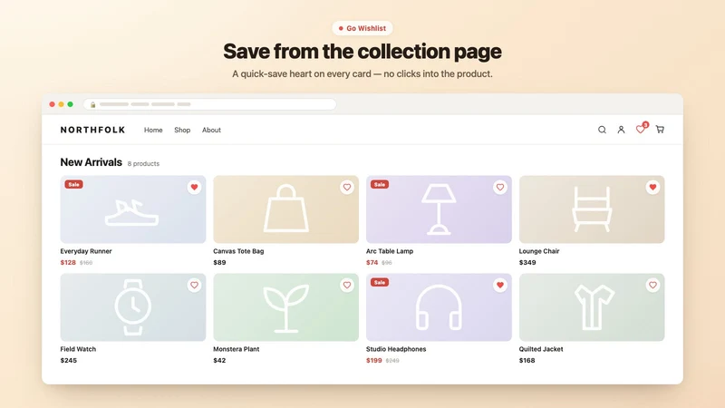 Go Wishlist Plus: Save & Share