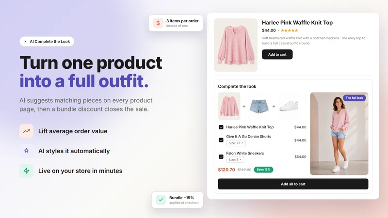 Vensa: AI Complete the Look