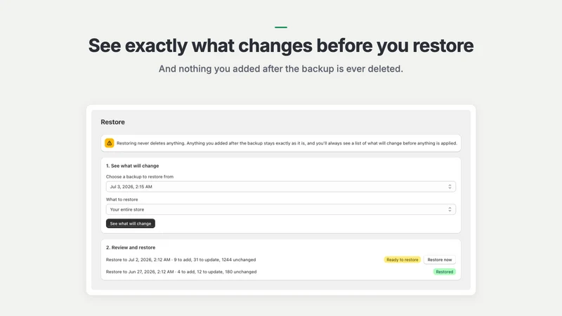 TimeVault Backup & Restore