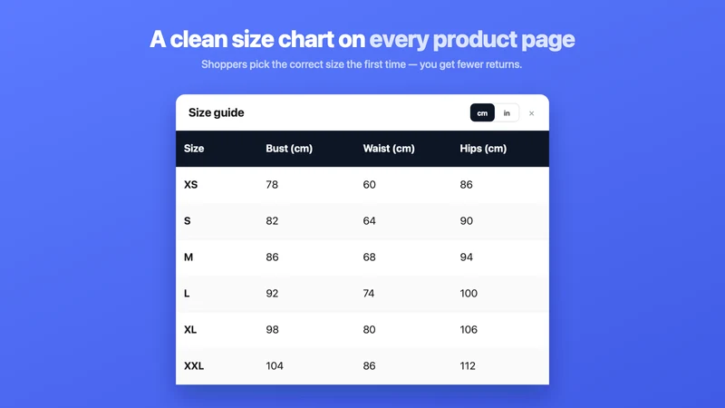 Abakira Size Chart & Guide