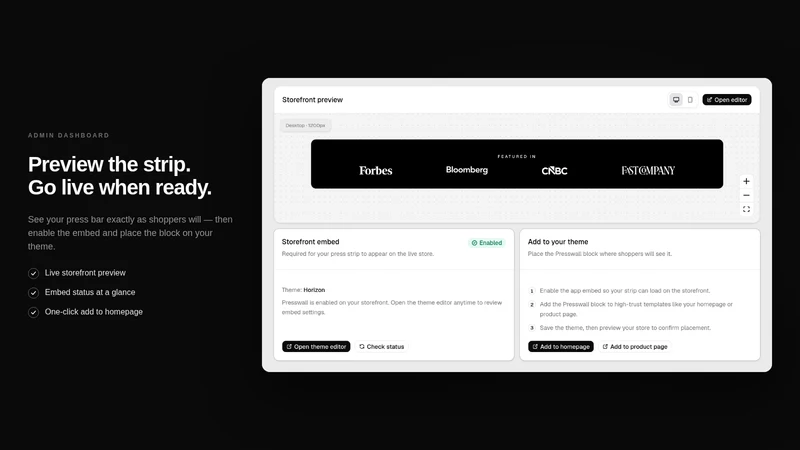 Presswall ‑ As Seen On