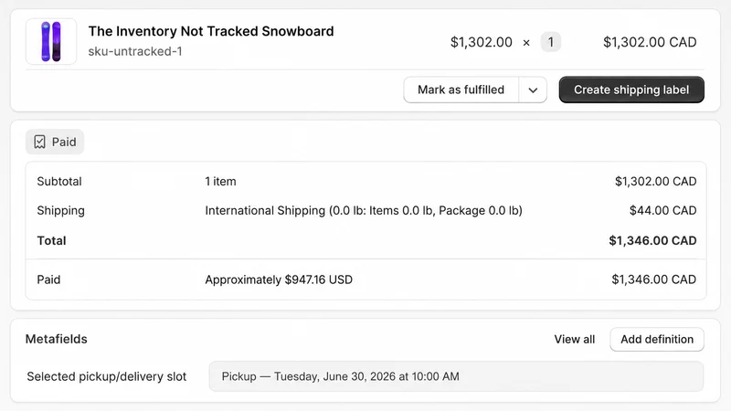 Pickup & Delivery Scheduler