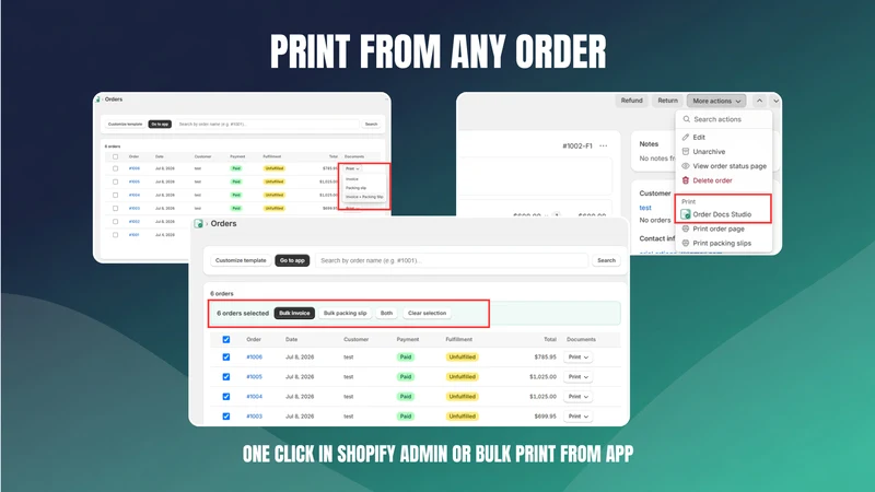 Order Docs Studio