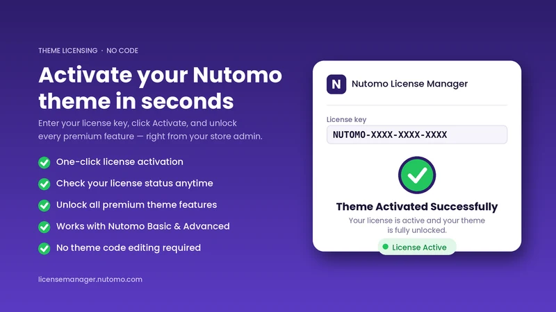 Nutomo License Manager