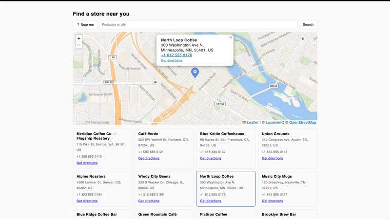 Nearmio ‑ Store Locator