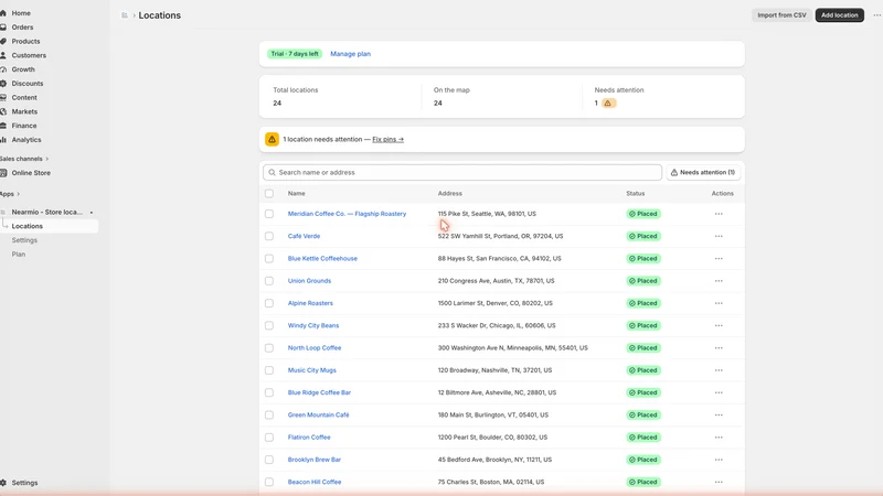 Nearmio ‑ Store Locator